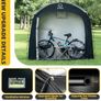 Bike Storage Tent sheds for Outdoor,Waterproof Anti-UV Bike Storage Tent Bicycle Motorcycle Shed Shelter Outdoor Backyard Steel Frame PE Cover Zipper, Cabin Image 2