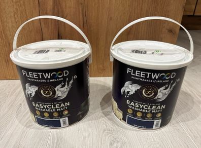 Fleetwood washable matt paint (2 x 2,5 litres)