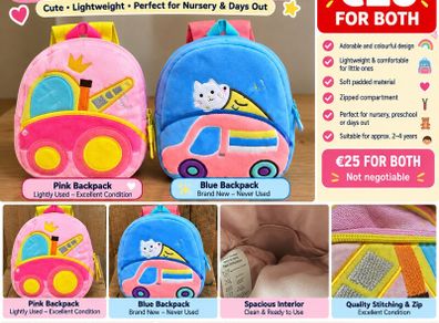 Adorable Kids' Digger Backpacks
