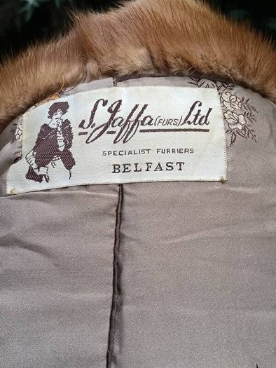 Beautiful 1950's S Jaffa Ltd Mink Cape