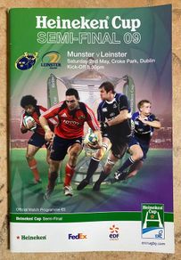 2009 Leinster v Munster - Heineken Cup Semi-Final Programme