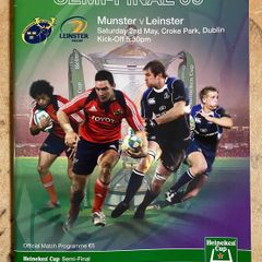 2009 Leinster v Munster - Heineken Cup Semi-Final Programme
