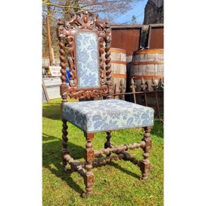 Carved Oak Hall Chair KAS732