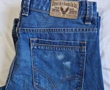 Diesel Blue Denim Jeans Waist 32 Leg Lenght 32 100% Cotton