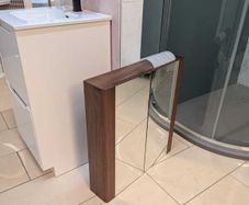 Walnut Bathroom Cabinet 600mm