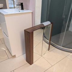 Walnut Bathroom Cabinet 600mm