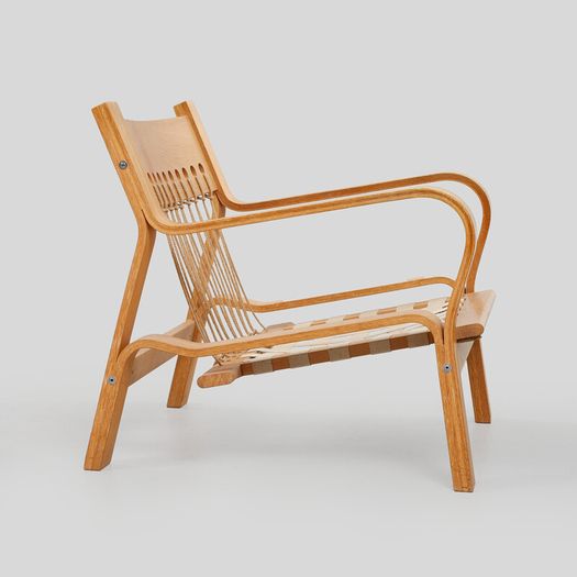 Mid century HANS J. WEGNER. A pair of GE-671 armchairs , Getama