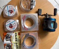 Mint Abu Garcia Revo S Baitcaster Reel + Premium Lines & Hooks Complete Bundle