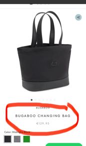 bugaboo changing bag in swords