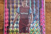 Panini Prizm Premier League 2023-24 Nayef Aguerd, West Ham, Pink Mosaic, #218 - free standard postage