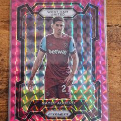Panini Prizm Premier League 2023-24 Nayef Aguerd, West Ham, Pink Mosaic, #218 - free standard postage
