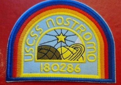 ALIEN ,film franchise, USCSS NOSTROMO, embroidered  patch.