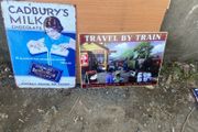 Selection Of Metal signs