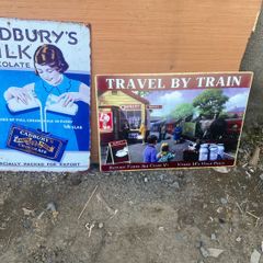 Selection Of Metal signs