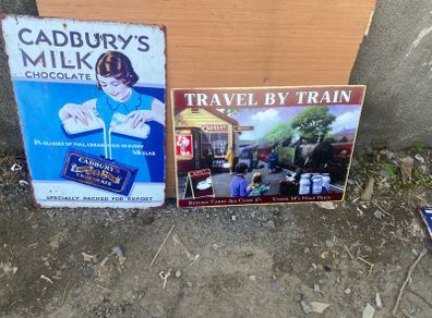 Selection Of Metal signs