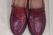 Burgundy Leather Loafers Carl Scarpa