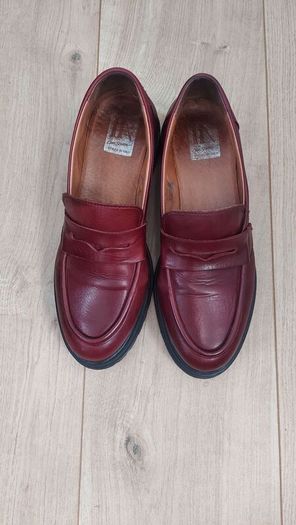 Burgundy Leather Loafers Carl Scarpa