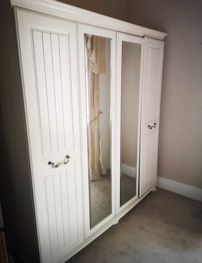 Large Freestanding 4 Door Wardrobe