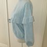 Zara pale blue knit uk 8-10 Image 4