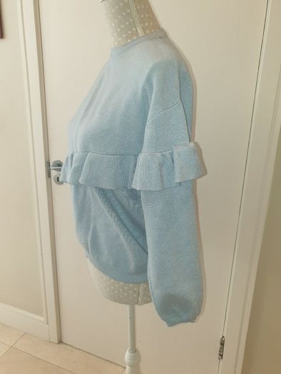Zara pale blue knit uk 8-10