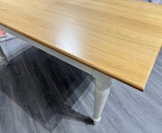 Solid Oak Extending Dining Table, New