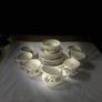 Vintage Tea/Coffee and Cake Set, 21 Pieces - Old Foley "Enchanted", by James Kent Ltd. England Image 2