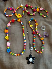 Girls necklaces bracelets rings