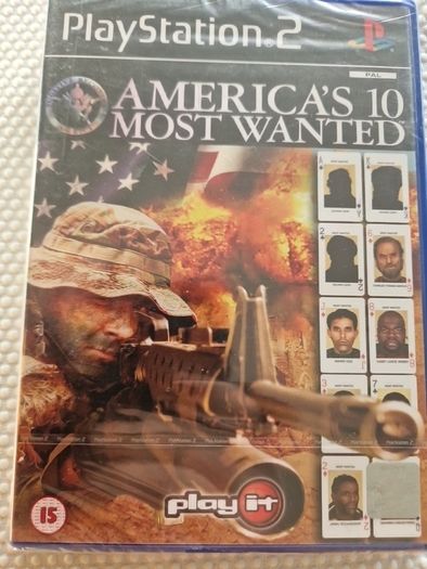 Brand new game sealed America s 10 Most Wanted PlayStation2 Ps2 Games Original