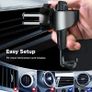 Universal Gravity Auto Phone Holder Car Air Vent Clip Mount Mobile Phone Holder Cell Phone Stand Support For iPhone For Samsung Image 2