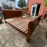 super king wooden bed Image 2