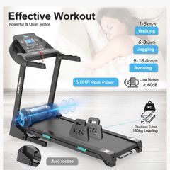 BodyTrain 7001 Motorised Folding Bluetooth Treadmill