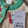 First Size (Newborn), With Tags Next Multi Pastel Crochet Animal Knitted Baby Cardigan Image 3