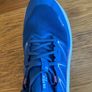 pair of Salomon Ultra Flow 2 Gore-Tex, Men's Versatile Trail Running Waterproof Shoes for Comfort, Good for Hiking and Trail Running on Outdoor Adventures, 2025 GTX Dark Blue Ballad Blue Cherry Tomato Image 4