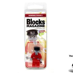 Rare Lego Blocks Magazine Exclusive Minifigure No.4 Zombie Postman
