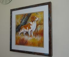Acrylic Painting Jack Russell by local artist