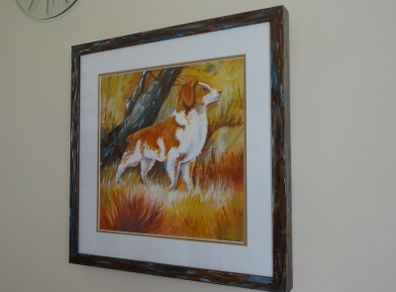 Acrylic Painting Jack Russell by local artist