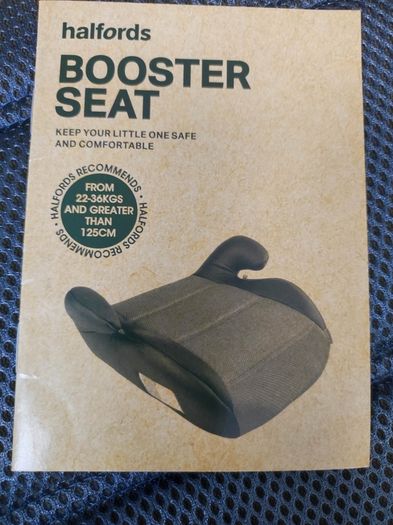 Halfords Booster seat