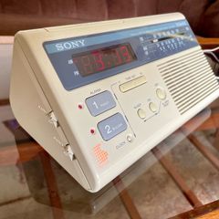 Sony ICF C220L DigiMatic Dual Alarm Clock Radio 3 Band Tested Working 1980s