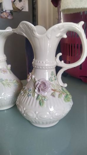 Antique Rare Belleek Pitchers