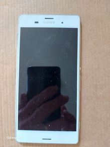 Sony Xperia,Large Screen White Mobile Phone, Pattern Locked, Excellent cosmetic condition, for parts or repair