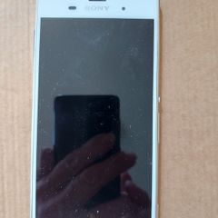 Sony Xperia,Large Screen White Mobile Phone, Pattern Locked, Excellent cosmetic condition, for parts or repair