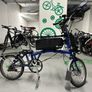 Brompton C-Line Blue Swytch Electric Bike Image 2