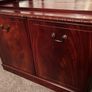 Mahogany Display Cabinet with Glass Shelves & Internal Lighting Image 7