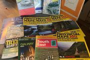 vintage Irish road maps