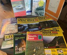 vintage Irish road maps