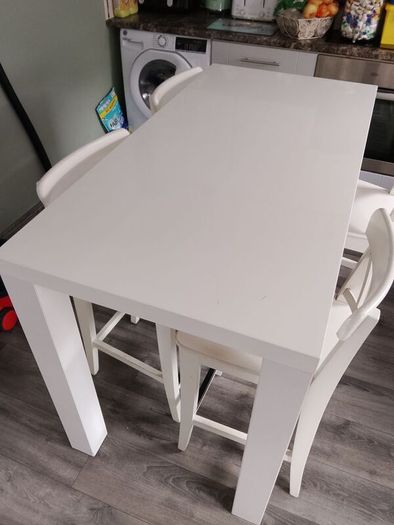 High table and stools