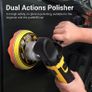 BRAND NEW 6-inch Car Polisher Handheld Polishing Machine Electric Powered Waxer Machine 6 Speeds for Furniture Automobile Ceramic Image 6