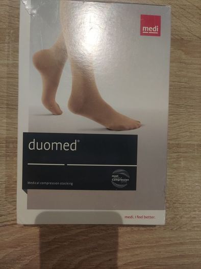 Duomed medical compression calf stocking  beige size AD XL Postage included