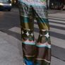 Fab Zara Bloggers Satin Multi Coloured Wide Leg Image 7
