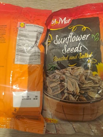 Sunflower seeds EDIBLE- Pipas
